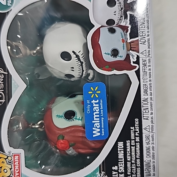 Funko Pocket Pop Keychain Sally & Jack Skellington 2 pack - Picture 4 of 4